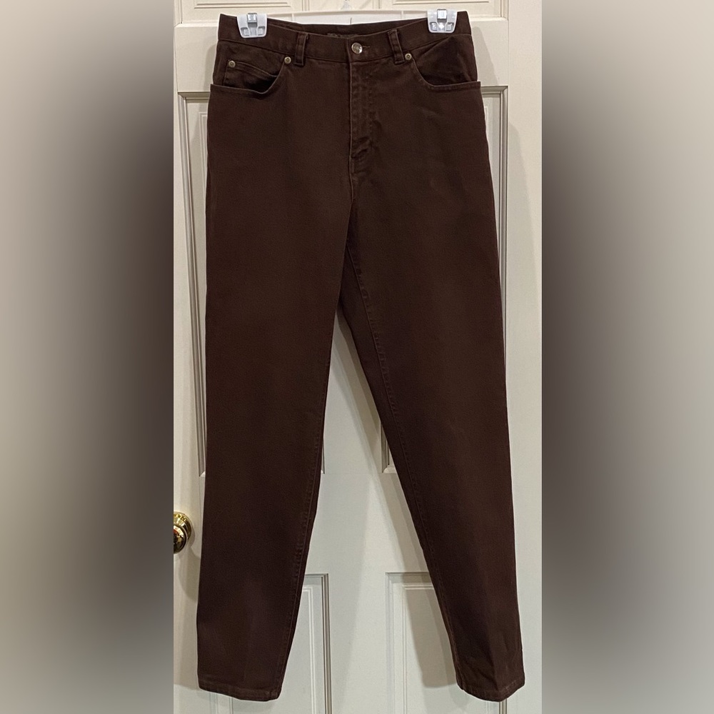 Jones Jeans brown canvas classic jeans